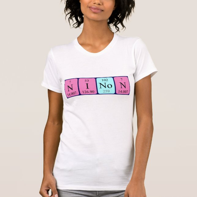 Ninon Periodenname Shirt (Vorderseite)