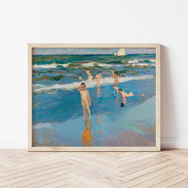 Niños en el Mar | Joaquín Sorolla Poster (Von Creator hochgeladen)