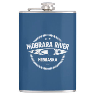 Niobrara Fluss Nebraska Kayaking Flachmann