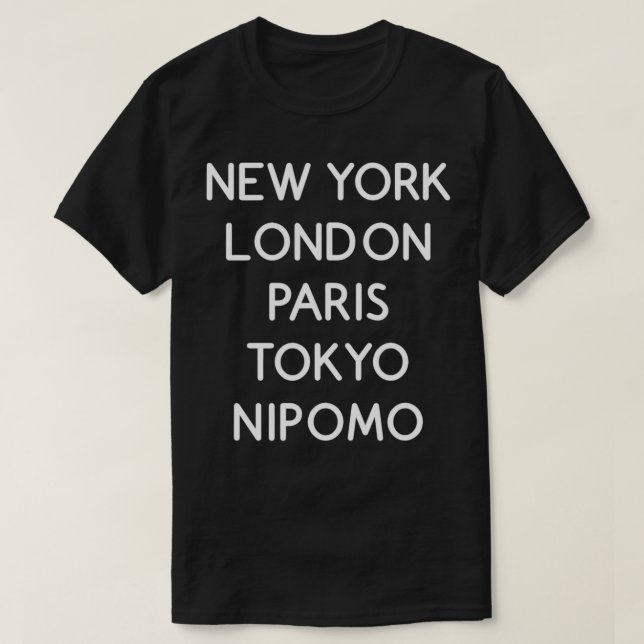 Nipomo Worldclass Cities T-Shirt (Design vorne)