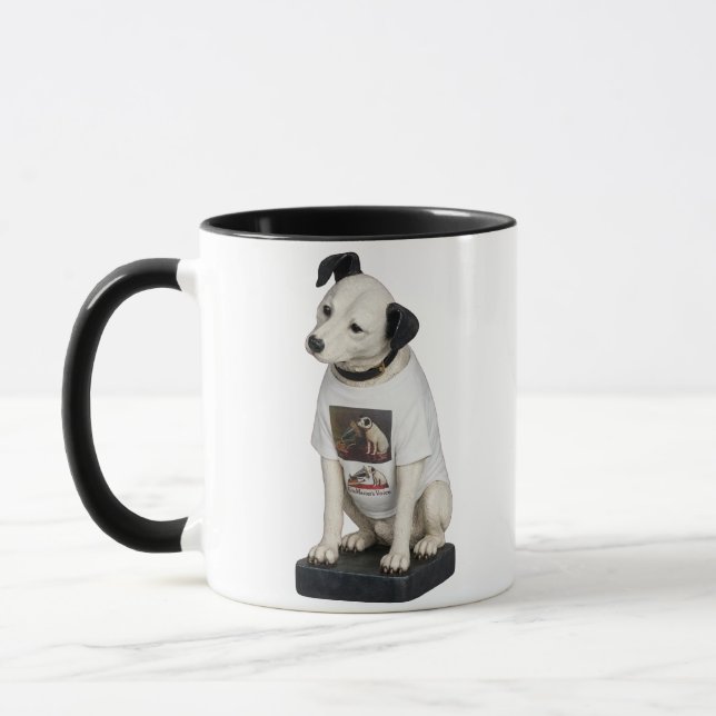 Nipper RCA Victor Dog Wear Nipper Tasse (Links)