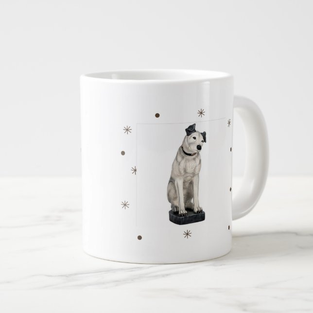 Nipper, The RCA Dog Festive Tasse (Vorderseite Rechts)