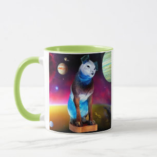 Nipper, The RCA Dog Outter Space & Galaxy Tasse