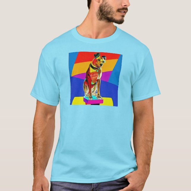 Nipper, The RCA Dog Pop Art T-Shirt (Vorderseite)