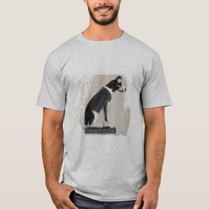 Nipper, The RCA Dog Sketch Art T-Shirt