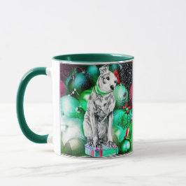 Nipper, The RCA Hund Weihnachten Tasse