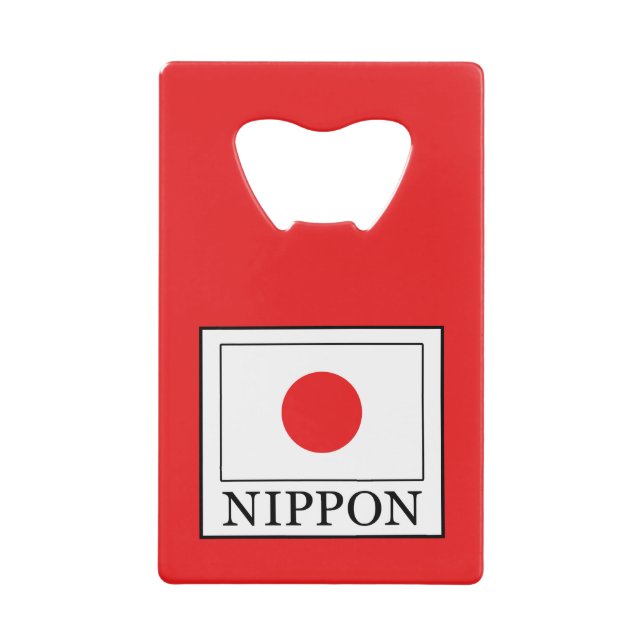 Nippon Kreditkarten Flaschenöffner (Vorderseite)