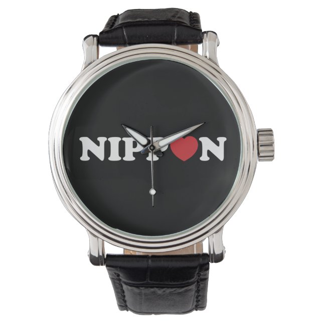 Nippon Liebe Heart Armbanduhr (Vorderseite)