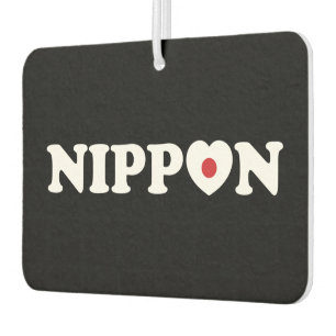 Nippon Liebe Heart Flag Air Freshener Autolufterfrischer