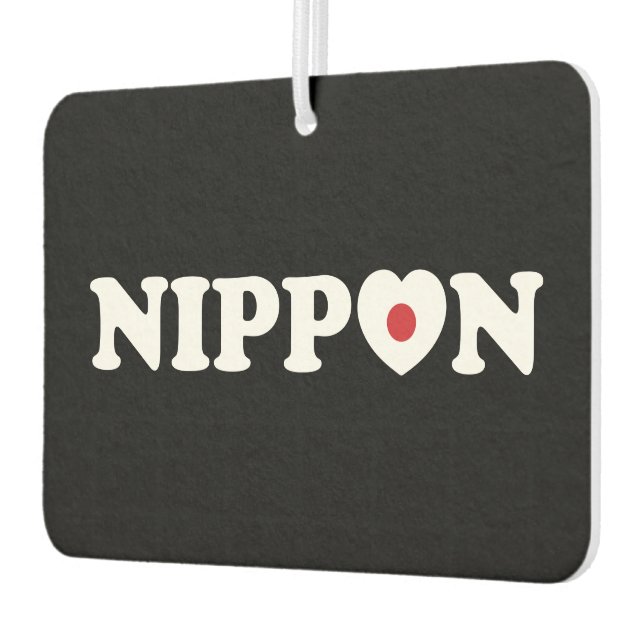 Nippon Liebe Heart Flag Air Freshener Autolufterfrischer (Links)