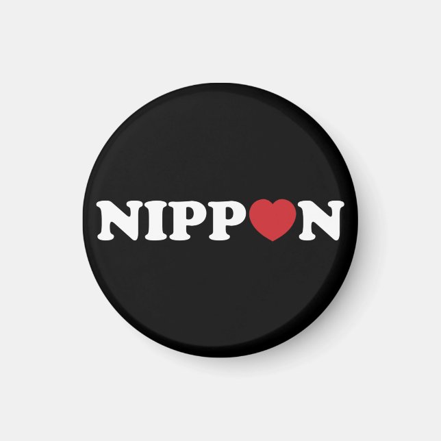 Nippon Liebe Heart Magnet (Vorne)