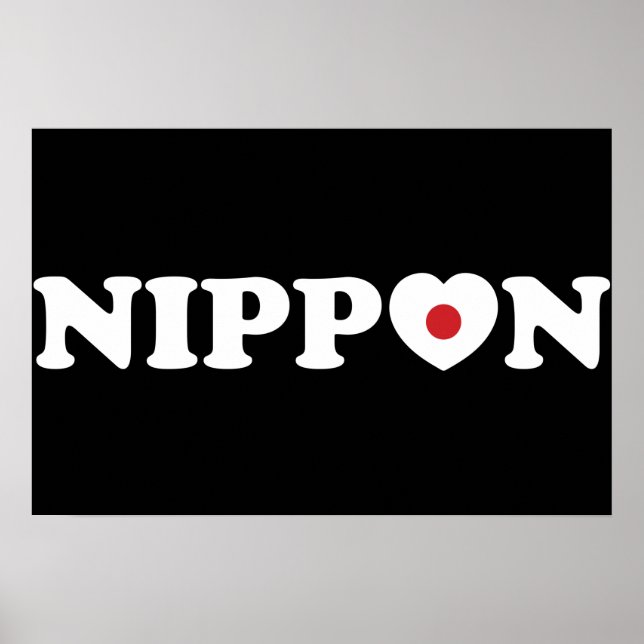 Nippon Liebe Heftflag Poster (Vorne)