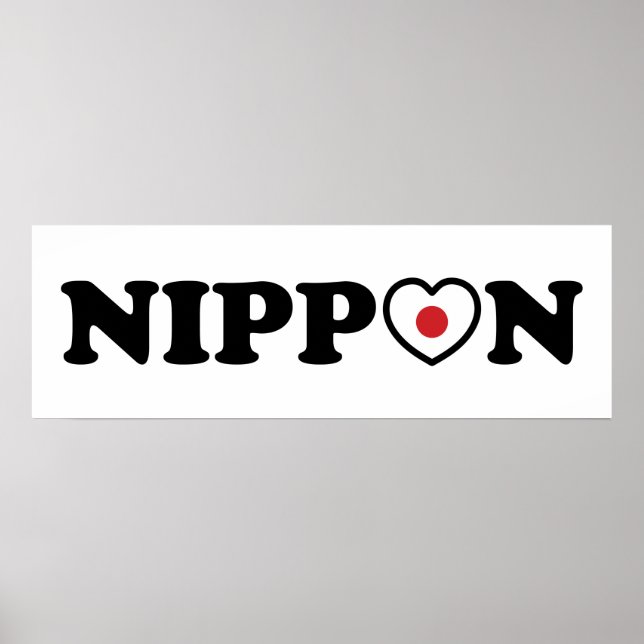 Nippon Liebe Heftflag Poster (Vorne)