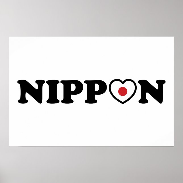 Nippon Liebe Heftflag Poster (Vorne)