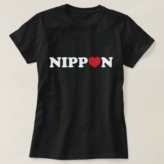 Nippon Liebe Herz T - Shirt (Design vorne)