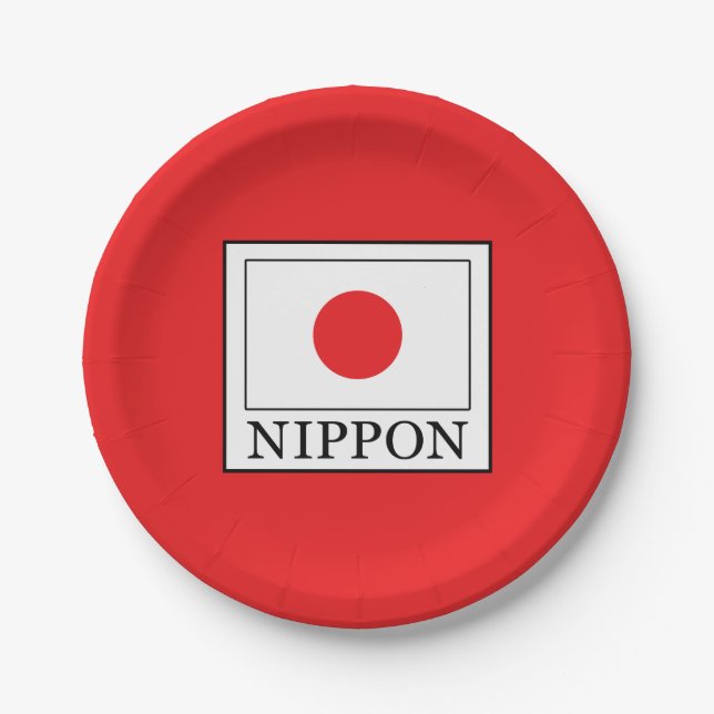 Nippon Pappteller (Vorderseite)