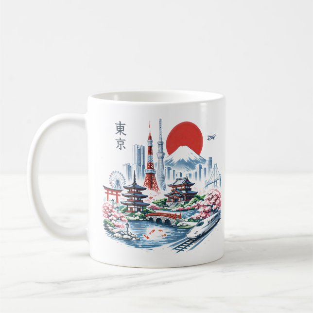 Nippon Sakura Tokyo Sakura  Kaffeetasse (Links)