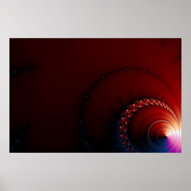 Nips - Fraktal Art Poster (Vorne)