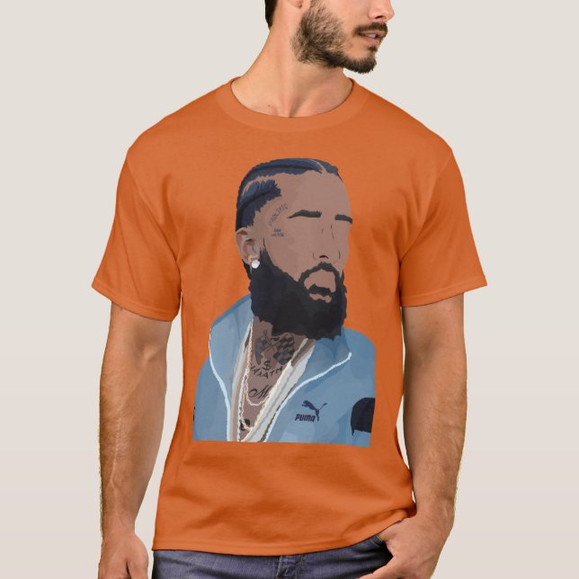 Nipsey Hussle Geschenk T-Shirt (Vorderseite)