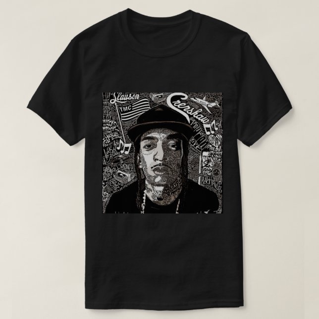 Nipsey Hussle Rapper T-Shirt (Design vorne)