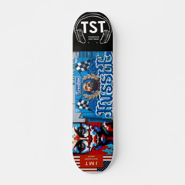 NIPSEY THE GREAT Skateboard, 7¾ Zoll Deck Skateboard (Vorne)