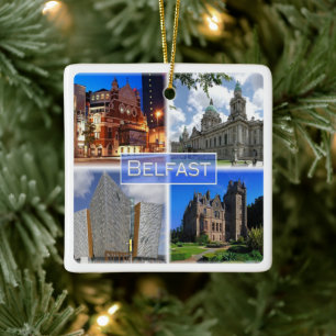 NIR003 BELFAST, Nordirland, Keramikornament