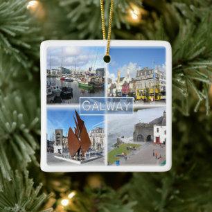 NIR004 GALWAY, Nordirland, Keramikornament