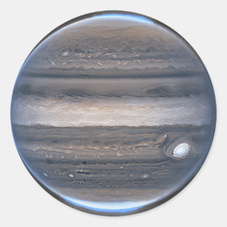 NIRCam View of Jupiter | JWST Runder Aufkleber