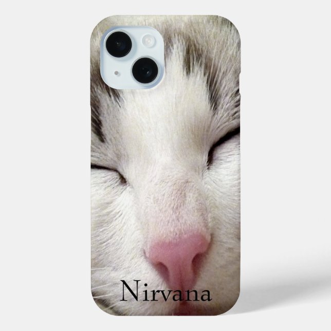 Nirvana Cat Case-Mate iPhone Hülle (Rückseite)