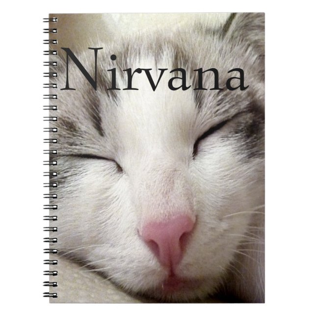 Nirvana Cat Notizblock (Vorderseite)