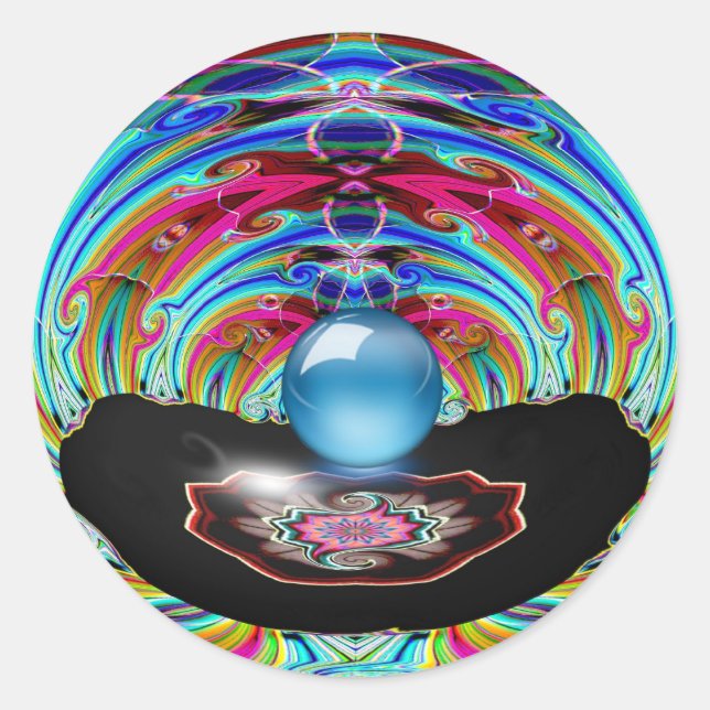 Nirvana Runder Aufkleber (Vorderseite)