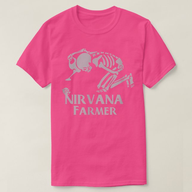 Nirvana Skeleton Bauer  T-Shirt (Design vorne)