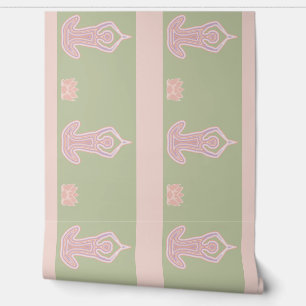 Nirvana Wallpaper Border Sage Green ER Tapete