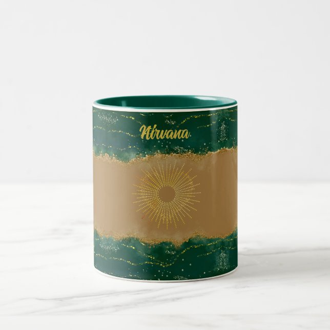 Nirvana Zweifarbige Tasse (Mittel)