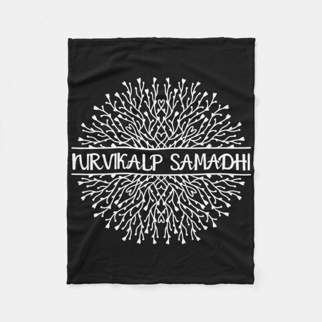 Nirvikalp Samadhi Mandala Heilige Fraktale Geometr Fleecedecke (Vorderseite)