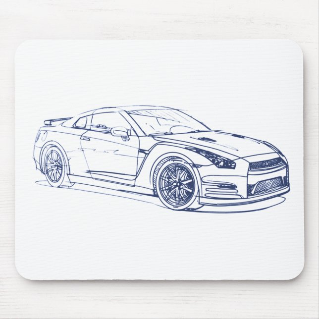 Nis-Skyline GTR 2013 R35 Mousepad (Vorne)