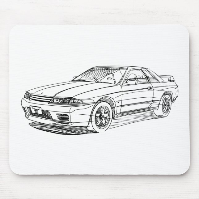 Nis-Skyline GTR R32 Mousepad (Vorne)