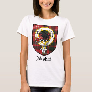 Nisbet Clan-Wappen-AbzeichenTartan T-Shirt