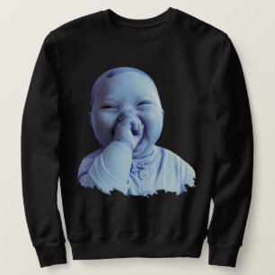 Nischen-Baby Gen Z Meme Ai Viral Kicherndes AI Lac Sweatshirt