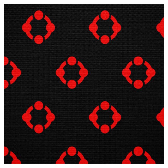 Nischen-Stolzflagge (Schwarz) Stoff (Muster)