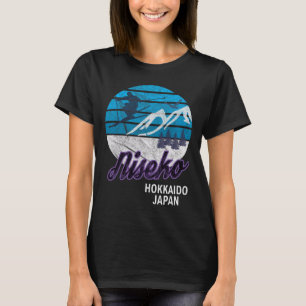 Niseko Hokkaido Insel Japan Skigebiet Snowboardfah T-Shirt
