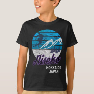 Niseko Hokkaido Insel Japan Skigebiet Snowboardi T-Shirt