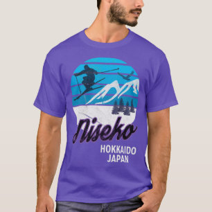Niseko Hokkaido Island Japan Ski Resort Snowboardi T-Shirt