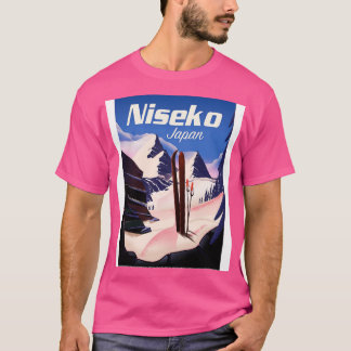 Niseko Hokkaido Vintages Skipposter T-Shirt