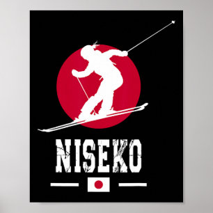Niseko Ski Resort Japan Hokkaido Japanisches Skifa Poster