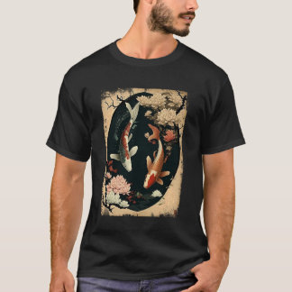 Nishikigoi Koi Karpfen Fisch Japanische Kunst Japa T-Shirt