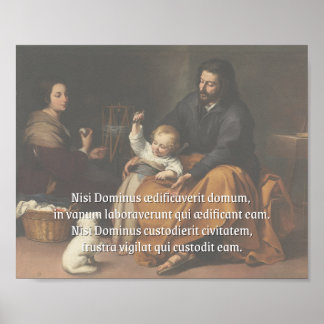 Nisi Dominus Print Poster