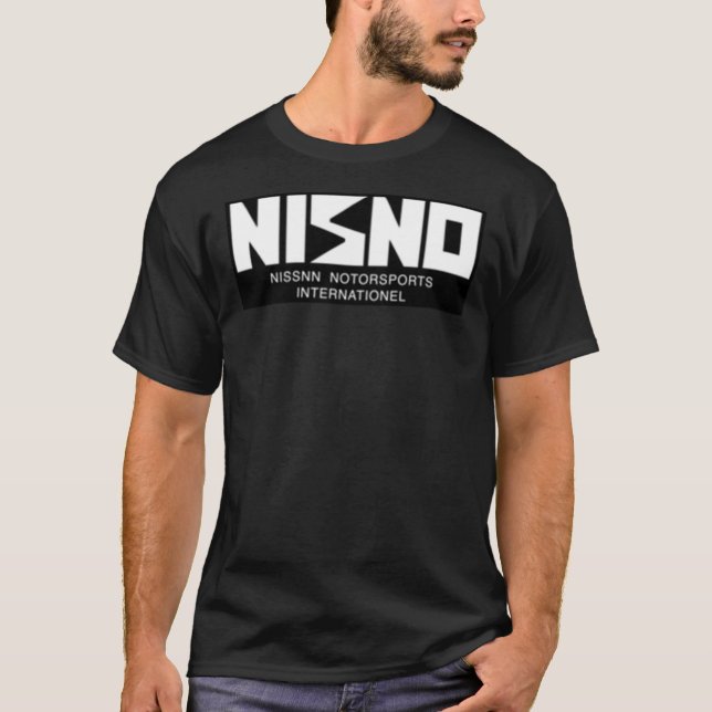 NISNO Anfangs D NISMO Old Logo Spoof White Classic T-Shirt (Vorderseite)