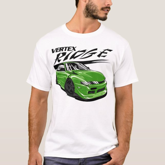 Nissan 240sx s14 Zenki Vertex Ridge T-Shirt (Vorderseite)