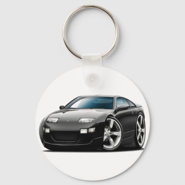 Nissan 300ZX Black Car Schlüsselanhänger (Vorderseite)